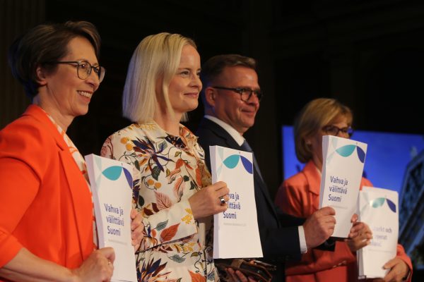 Förhandlingsresultatet om regeringsprogrammet: Ett starkt och engagerat Finland
