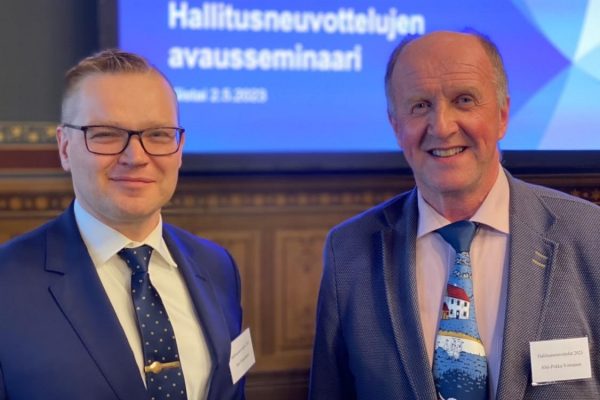 Sami Kilpeläinen ja Ahti-Pekka Vornanen