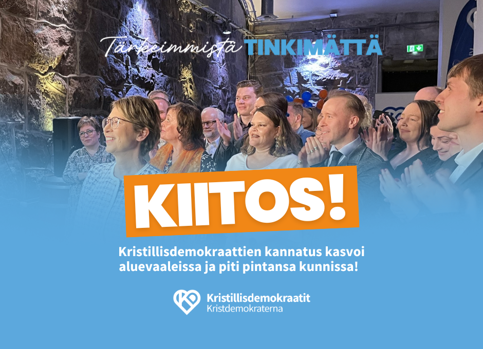 Lämmin kiitos sinulle äänestäjämme ja ehdokkaamme!