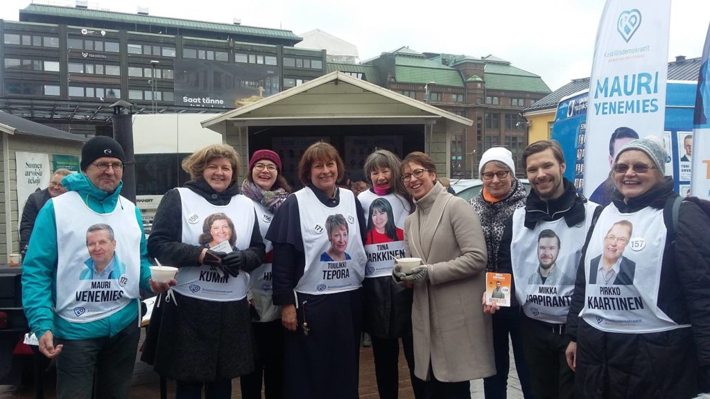 Ääni Kristillisdemokraateille on ääni kestäville arvoille ja Suomelle, johon voit luottaa!
