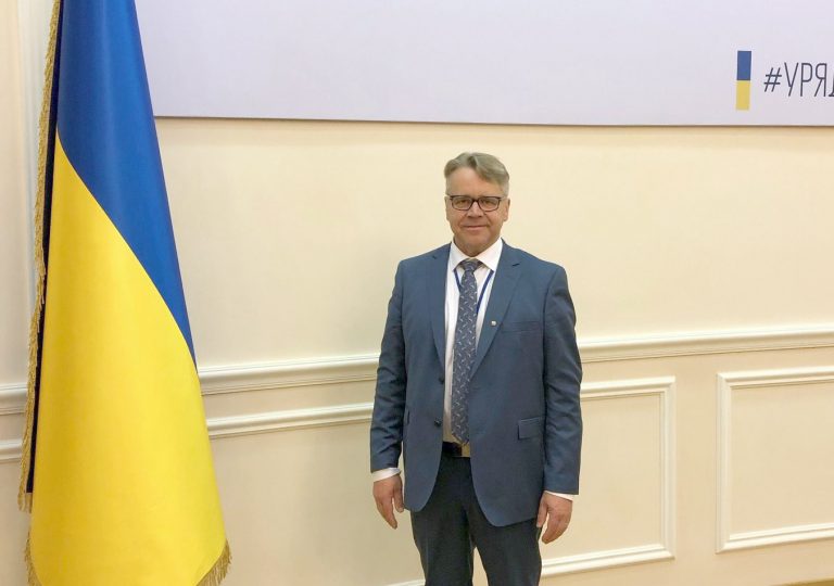 Ordförande för Ukrainavänskapsgruppen Peter Östman