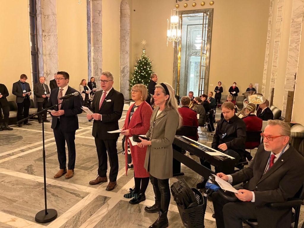 Eduskunnan joululaulutilaisuus 2022