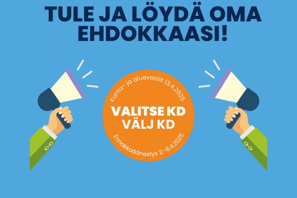 Alue- ja kuntavaalien vaalipäivä sunnuntaina 13.4. / Själva valdagen 13.4