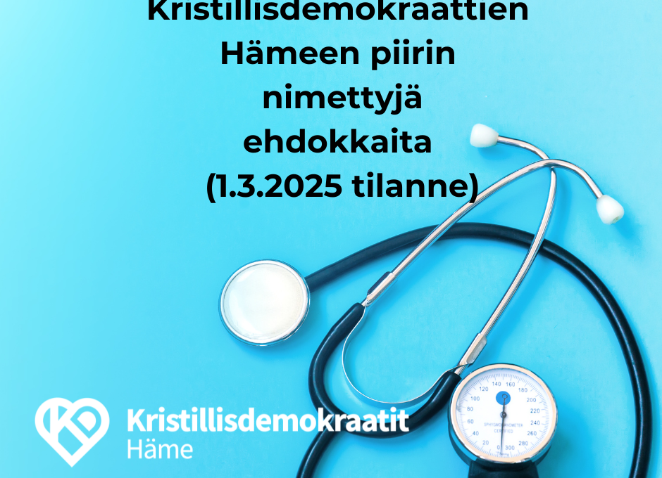 Hämeen Kristillisdemokraattien aluevaaliehdokkaita