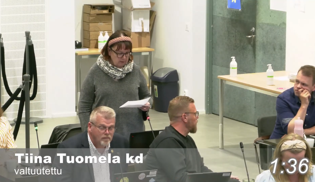 Tiina Tuomelan puhe Vantaan kaupunginvaltuuston kokouksessa 16.6.2025