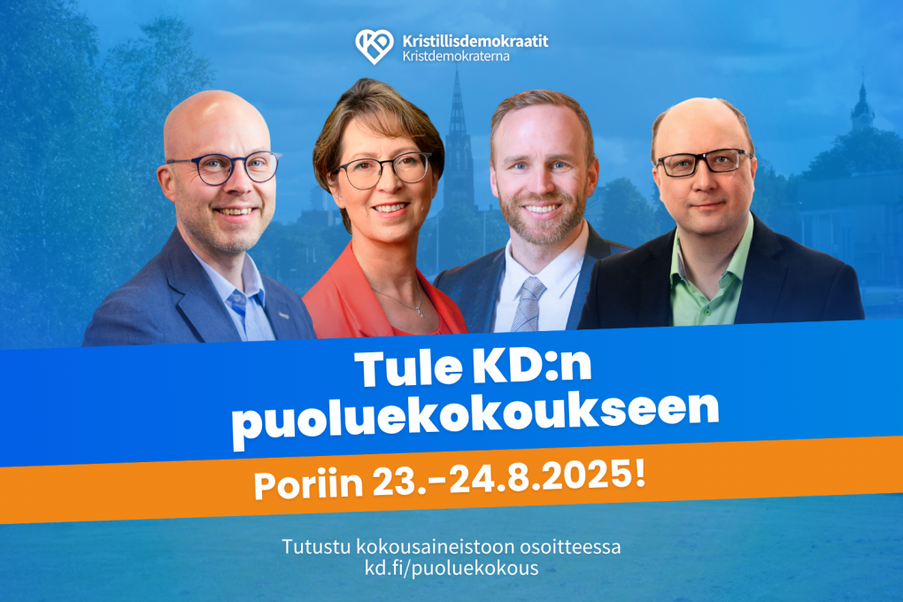 Puoluekokous 23.-24.8. Porissa / Partikongress i Björneborg