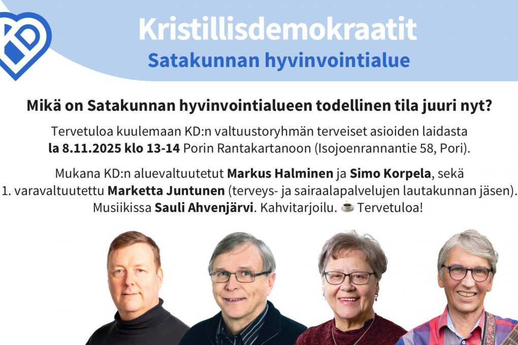Kristillisdemokraatit - Satakunnan hyvinvointialue