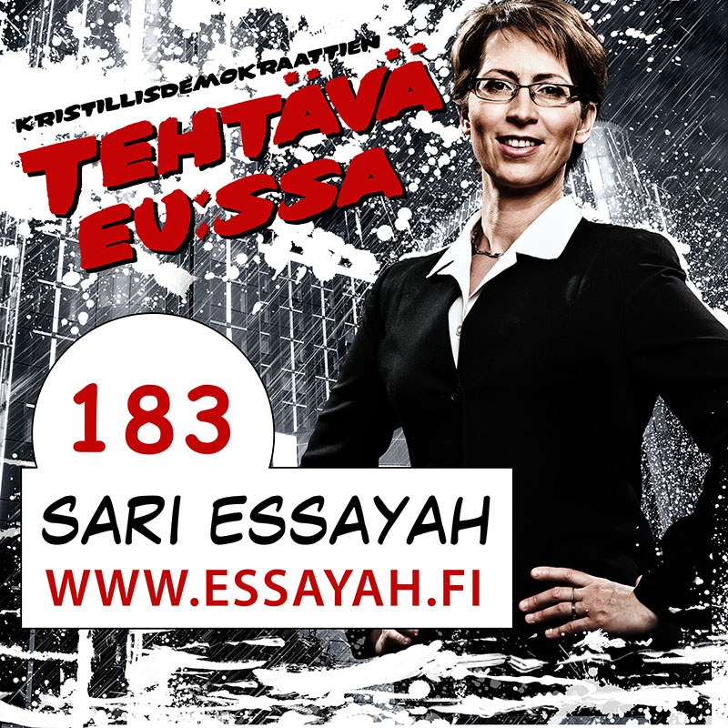 Sari Essayah´n eurovaali-look