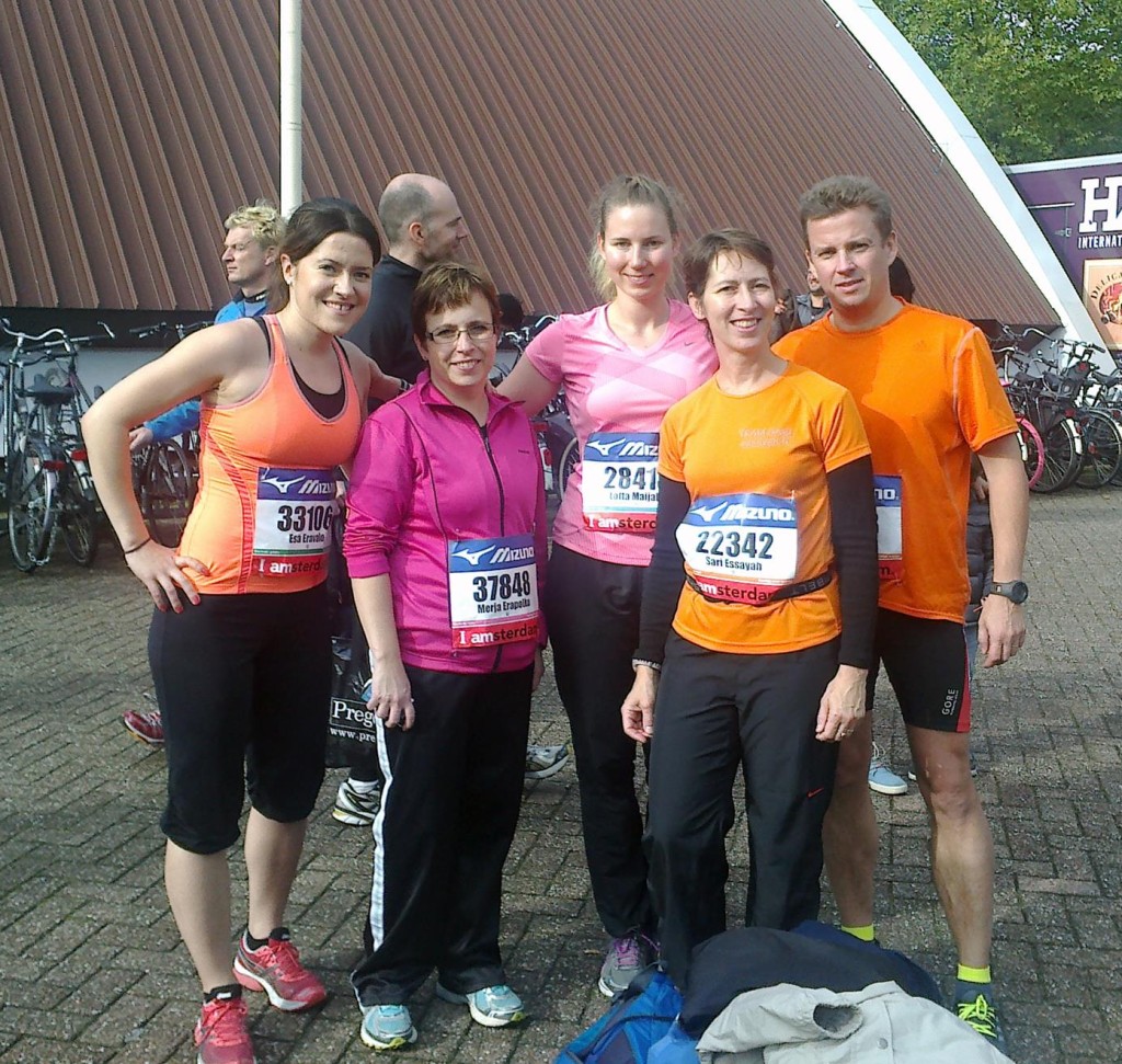 Amsterdamin puolimaratonilla 20.10.2013